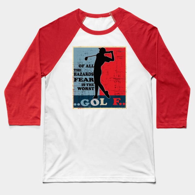 Golf Baseball T-Shirt by Creation Cartoon